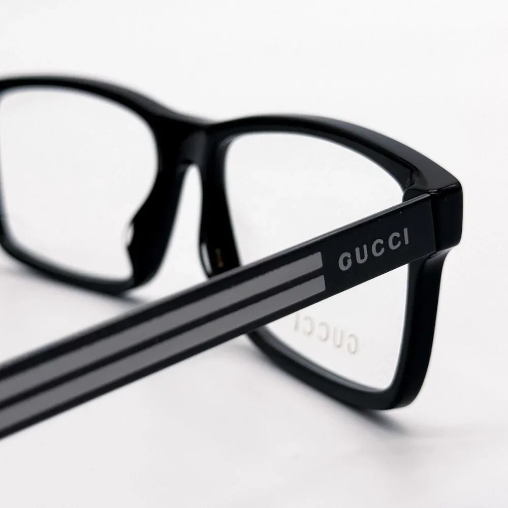 NEW GUCCI GG0692O 004 UNISEX BLACK/GREY EYEGLASSES GUCCI